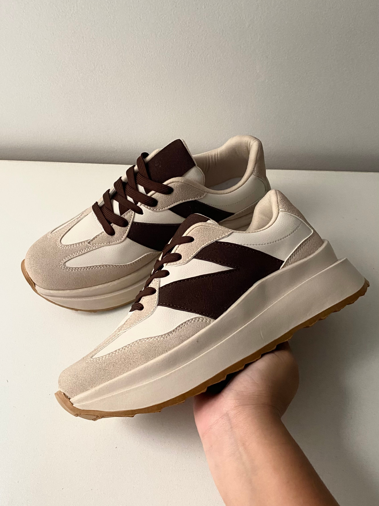 Zapatillas Donna Beige